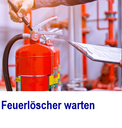 DIN 14406-4.Feuerlscher prfen. Prfplakette beim Feuerlscher anbrin