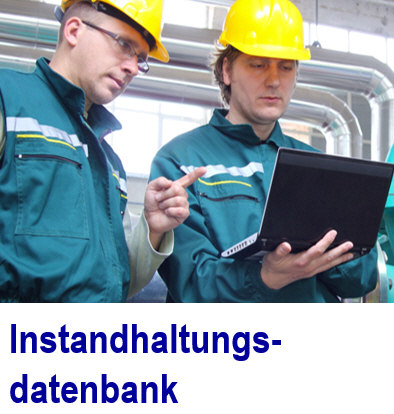 Instandhaltungsdatenbank, Maschinenverwaltung, Auftragsmanagement . Me