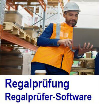 Regalprfer - Erinnerung, an Regalprfung denken Regalprfer, Regale, Betriebssicherheitsverordnung