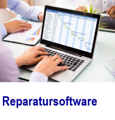 Reparatur Software dokumentiert jede Reparatur.  Einfache und schnelle