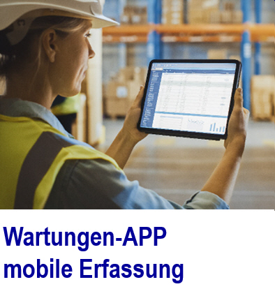 Die Wartungs APP senkt die Wartungskosten. 
mobile Wartung mit der iPh